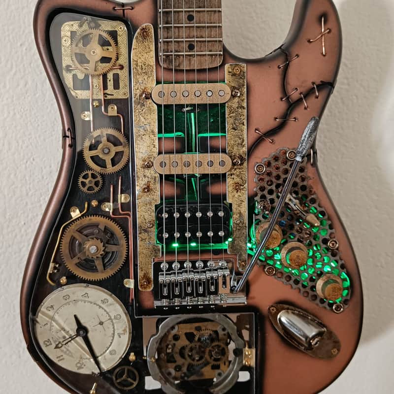 Martper Guitars Boutique Custom Shop Frankenstein SteampunkI II 2022 image 1