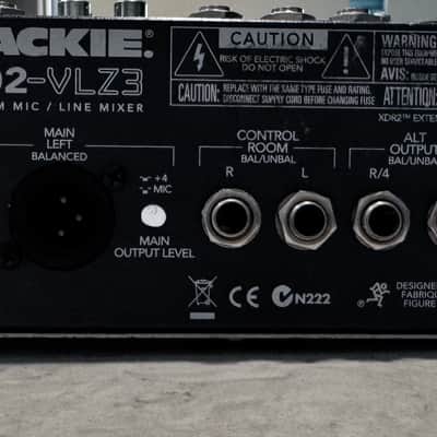 Mackie 1202-VLZ3 2007-2014 - Charcoal gray / silver image 3