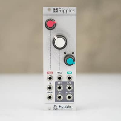 Mutable Ripples Eurorack Module w/ Mogami Patch Cable #58369 image 2