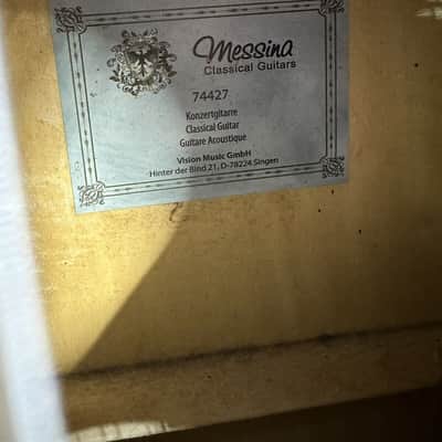 Messina Classical Acoustic Guitar Right Handed image 3