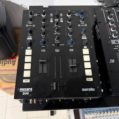 Mixars Duo MKII 2-Channel DJ Battle Mixer for Serato DJ 2010s - Black image 1