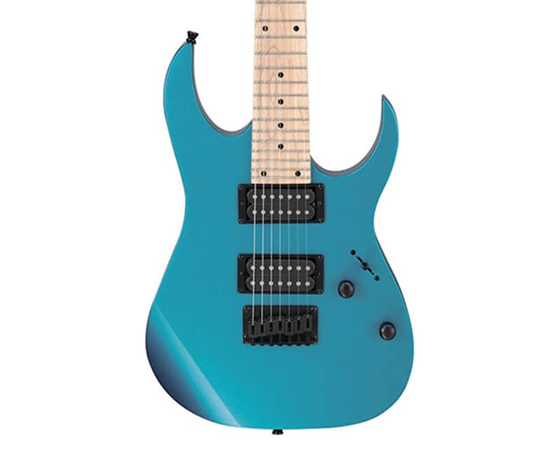 Used Ibanez GRG7221MMLB GIO GRG 7-Str Electric Guitar - Metallic Light Blue image 1