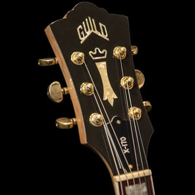Guild X-170B Manhattan Hollow Body Electric Guitar 1998 Natural w/ Hard Case image 4