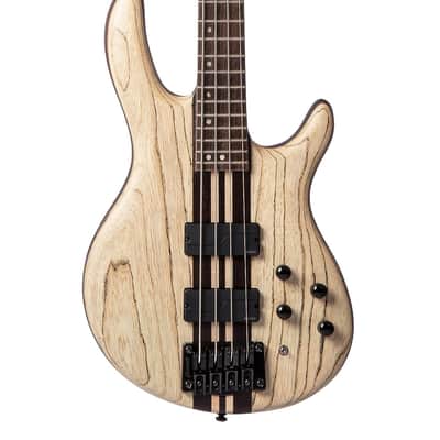 Cort, 4-String Bass Guitar, Right, Etched Natural Black (A4ULTRAENB) image 1