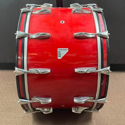 Remo 24" Quadura Marching Bass Drum - red Bild 2