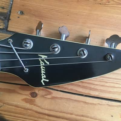 1960s Kawai Teardrop Bass Guitar Rare Japan Teisco image 4