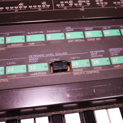 Yamaha DX7 Programmable Algorithm Synthesizer 1983 - 1987 - Black Bild 7