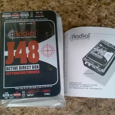 Radial J48 Phantom Powered Active Direct Box (Open Box) image 4