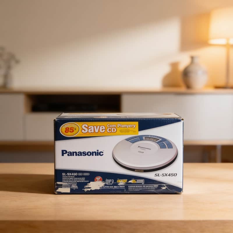 Panasonic SL-SX 450 Rare Vintage MINT Portable CD Player Discman Analog Warranty image 1