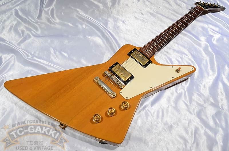 Orville by Gibson EX K Explorer Korina | Reverb