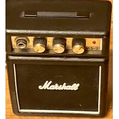 Marshall Micro Stack MS-2 1-Watt 1x2" Battery-Powered Guitar Combo 2012 - Present - Black image 4