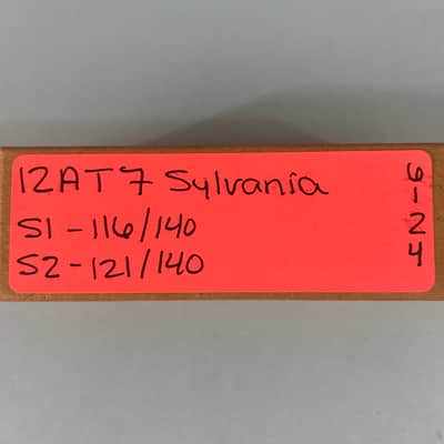 1956 Sylvania 12AT7WA ECC81 Vintage JHS Preamp Tube! T58 image 5