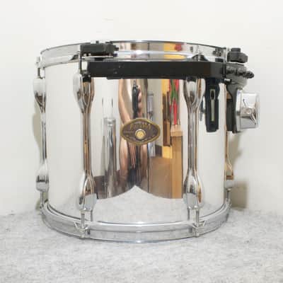 Tama Rockstar 10" x 13" Rack Tom w/ Floating Mount Japan Mirrored Chrome image 1