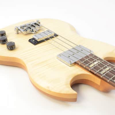 2007 Gibson SG Supreme 4-String Bass Guitar - Natural AAA Flame Maple w/ OHSC image 7