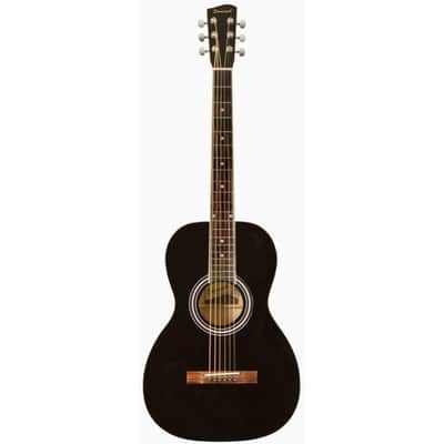 Savannah SGP-12-BK 0-Style Acoustic Guitar, Black image 2