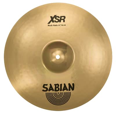 Sabian 14" XSR Rock Hi-Hat Cymbals (Pair)