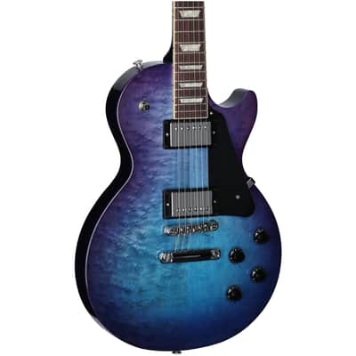 Gibson Les Paul Studio Electric Guitar, Blueberry Burst image 1