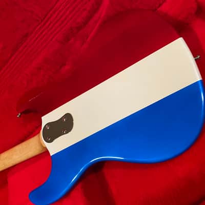 Mosrite “The Ventures" (1965) ~ ”Salesman Sample”~ Red White & Blue image 16