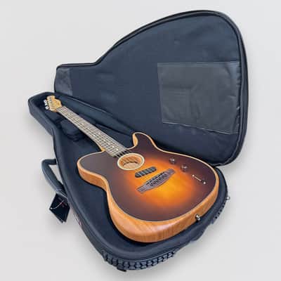 Fender Acoustasonic Player Telecaster Acoustic-Electric Guitar - Shadow Burst image 12
