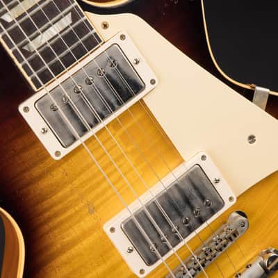 2021 - Gibson Custom Shop Made 2 Measure Murphy Lab '59 Les Paul Standard Murphy Painted Ultra Heavy Aged Kindred Burst image 14