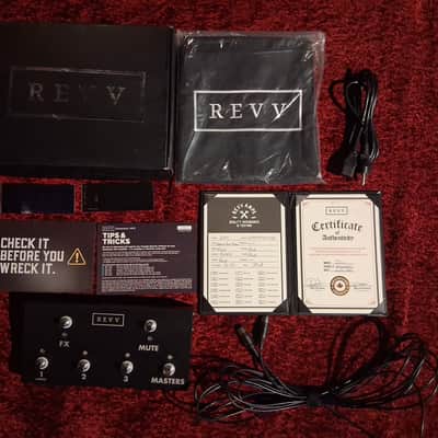 REVV Generator G50 3-Channel 50-Watt Guitar Amp Head - Electric Blue Python image 2