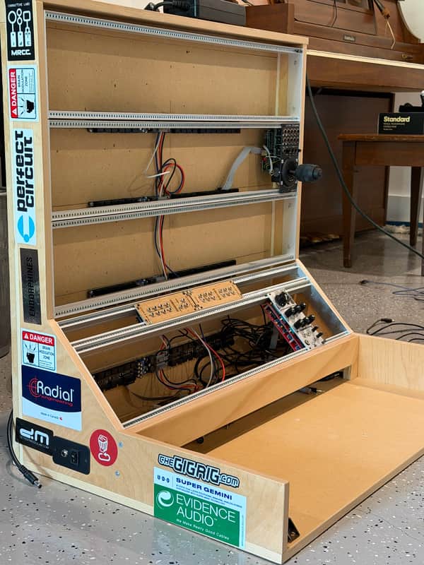 Homemade Eurorack 2025 - wood image 1