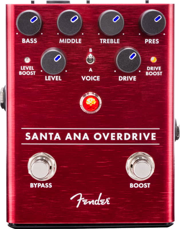 Fender Santa Ana Overdrive 2018 - Present - Red image 1