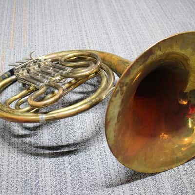 Antique F. X. Hüller French Horn image 11
