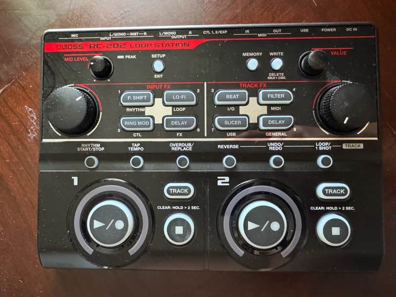 Boss RC-202 Loop Station Compact Performance Controller 2016 - Black image 1