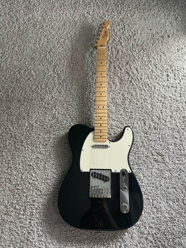 Fender FSR Standard Telecaster 2003 Special Edition MIM Black Maple Neck Guitar image 1