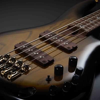 Ibanez SR4505-DST Prestige SR Electric Bass 5-String - Desert Sunset Burst + Case image 8