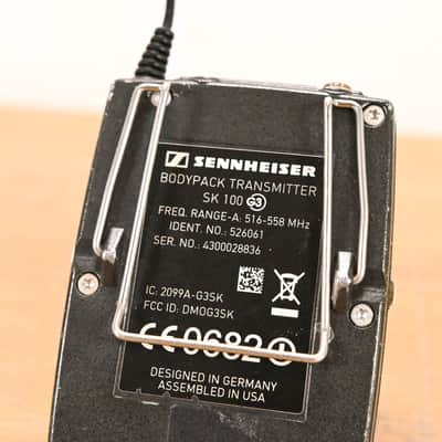 Sennheiser ew 100 G3 Bodypack Wireless System - A Range NO POWER SUPPLY CG01ZM2 image 15