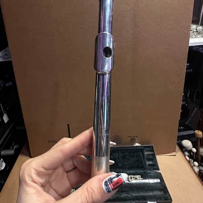 Yamaha YFL-361 Open Hole Flute – Made in Japan – Serial #807533 – Silver Headjoint – Inline G – Original Case image 11