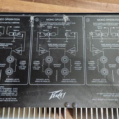 Used Peavey M-2600 Mark V Power Amplifier + 1 for parts image 18