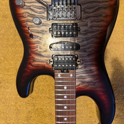 Charvel MJ San Dimas Style 1 HSH FR PF QM 2020 - Present - Midnight Glow image 2