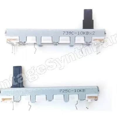 KORG - M1/M1R slide potentiometer sliders Volume and Value