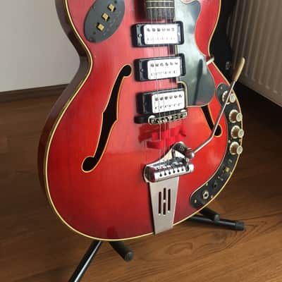 Hofner 4571/E3 Verythin GUITAR 1965-1966 Cherry image 9