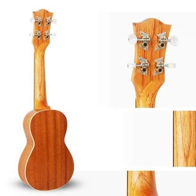 PukanaLa Model PU21S Soprano Ukulele with Sapele Mahogany Top, Back and Sides image 2