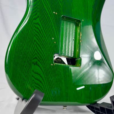 ESP Vintage Plus Strat Style Electric Guitar Body MIJ Japan 1990’s - Trans Green image 20