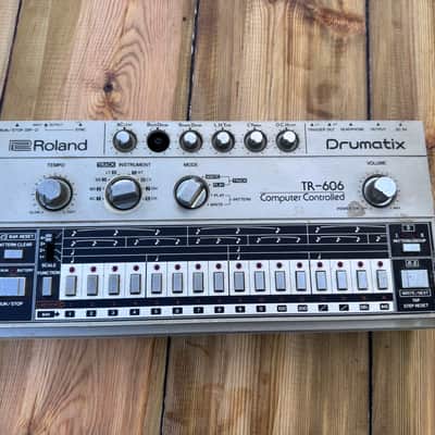 Roland TR-606 Drumatix 1980s - Silver