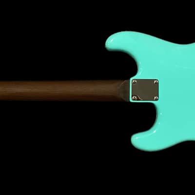 Billy Handy Junior’s GAS Station Custom S Style Hardtail Parstcaster - Seafoam Green - Solid Rosewood Neck image 5
