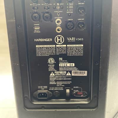 Harbinger VARI V3415 Powered 15" 2-Way Loudspeaker Regular image 4