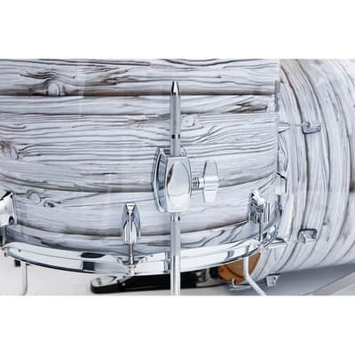 Tama Superstar Classic 5pc Drum Set Ice Ash Wrap image 7