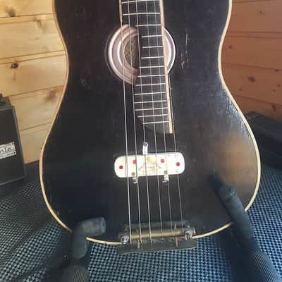 Balogh Patent Hawaiian Steel 1950 Black image 1