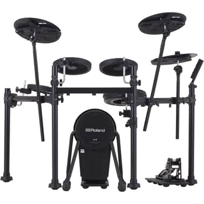 Roland VQD-106 V-Drum 5-Piece Silent Electronic Drum Kit - Black image 2