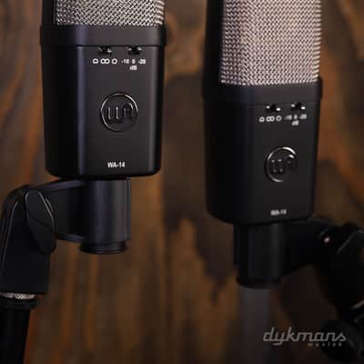 Warm Audio WA-14 Stereo Pair Large-Diapghragm Condenser Microphone image 1