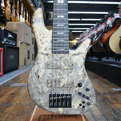 Fodera Emperor Elite 5-String Bass Buckeye Burl w/Ebony Fingerboard, Hard Case image 1