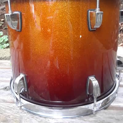 Ludwig Accent CS Custom Amber Sparkle Fade 12"x8" tom image 5