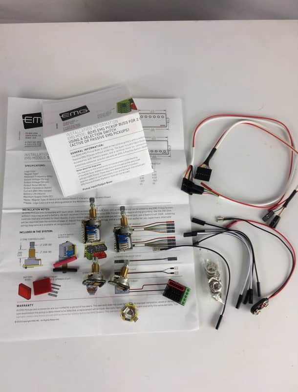 EMG Two TW Conversion Kit for Dual Mode Pickups image 1