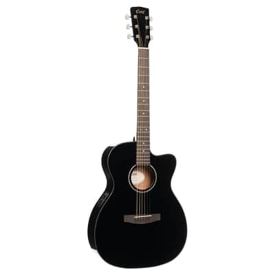 New Cort EVL A6 Acoustic Electric Guitar Solid Spruce Top Fishman